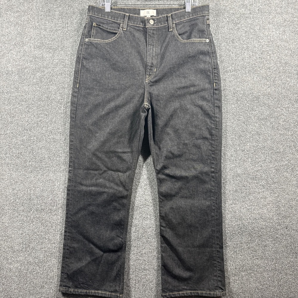Banana‎ Republic Jeans Mens 32x29 Black Rinse Wash Slim Stacked Bootcut
